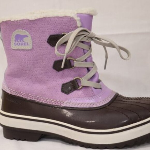 Sorel Tivoli Mid Waterproof Snow Duck Boots Lavender Women's US 5 - Picture 3 of 13